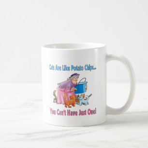 Cats Are Like Potato Chips Coffee Mug