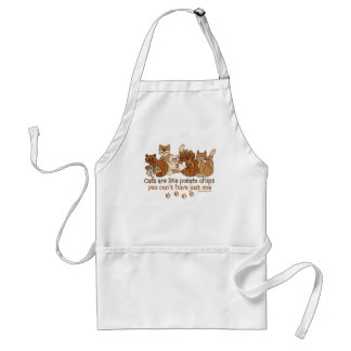 Cats are like potato chips standard apron
