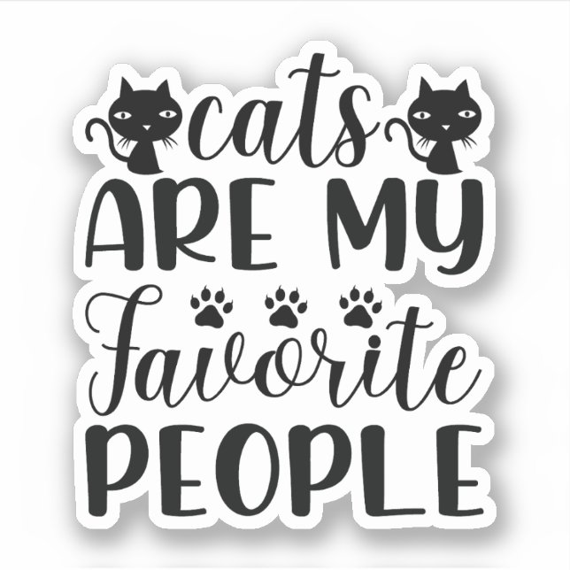 Cats are my favourite people (Front)