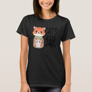 Cats Are My Jam Cat Owner Cat  Training Animals Pe T-Shirt
