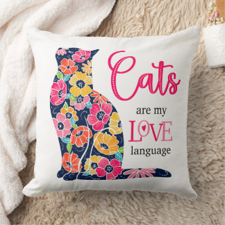 Cats are my LOVE Language Cushion