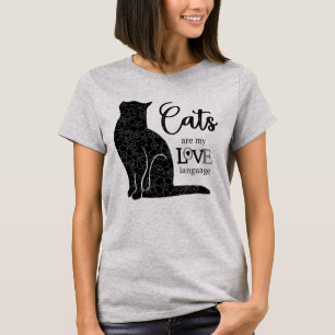 Cats are my LOVE Language T-Shirt