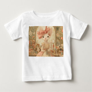 Cats – Art Portrait of Victorian Cat - MIss Olive Baby T-Shirt