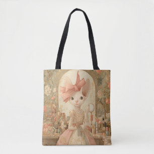 Cats – Art Portrait of Victorian Cat - MIss Olive Tote Bag