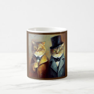 Cats As Holmes and Watson Coffee Mug