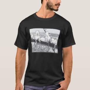 Cats Atop A Skyscraper Lunch Parody Cats Kitten T-Shirt