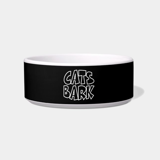 Cats Bark Bowl (Front)
