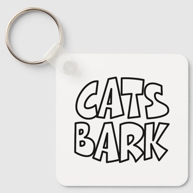 Cats Bark Key Ring (Front)