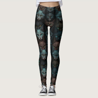 Cats Beautiful Dark Custom lovers Personalise  Leggings
