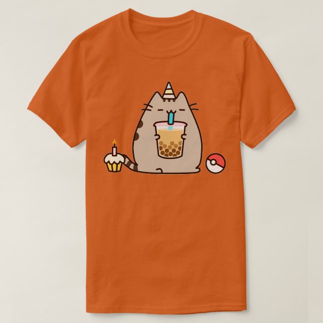 Cats Birthday Kitty  T-Shirt (Design Front)