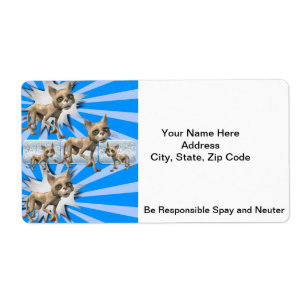 Cats Blue Spay and Neuter Labels