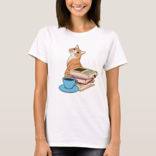 Cats, Books and Coffee Cute T-Shirt
