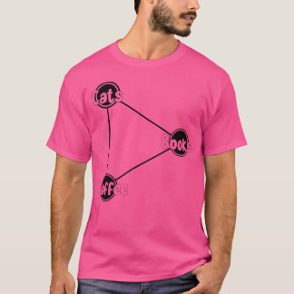 Cats Books Coffee T-Shirt