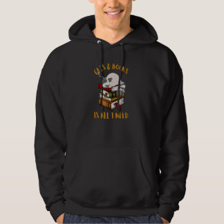 Cats & Books Is All I Need Hoodie