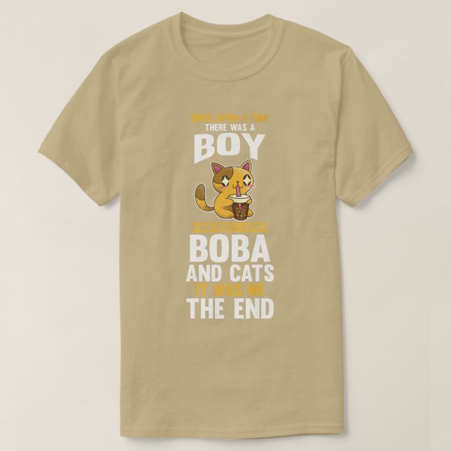 Cats Bubble Tea 720 T-Shirt (Design Front)