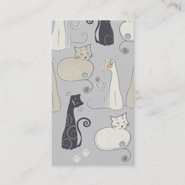 Cats Business Card (Front)