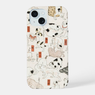 Cats by Utagawa Kuniyoshi iPhone 15 Case