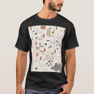 Cats by Utagawa Kuniyoshi T-Shirt