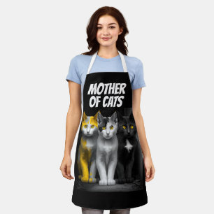 CATS CAT MOM MOTHER'S DAY KITCHEN APRON 