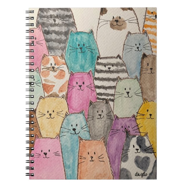 Cats - Cats - Cats! Notebook (Front)