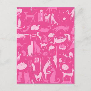 Cats! Cats! Cats! Postcard