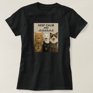 Cats chattering, chirping, ekekek T-Shirt
