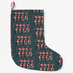 Cats Christmas Cat Mum Holiday Xmas Santa Small Christmas Stocking