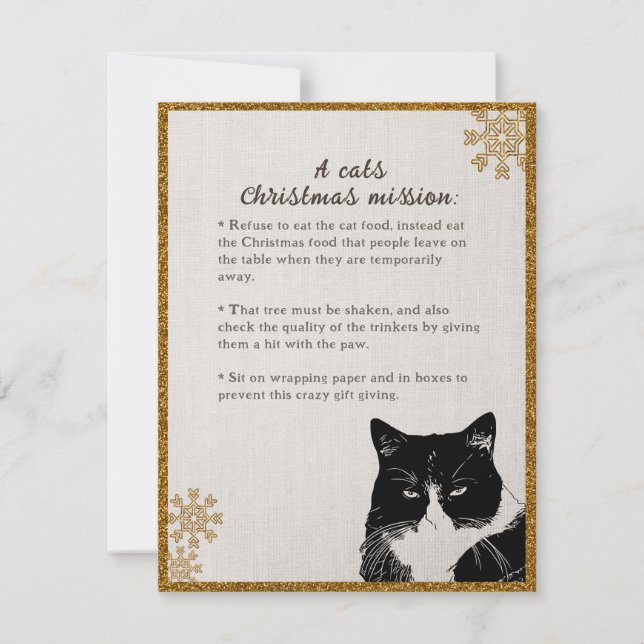 Cats Christmas - Christmas card (Front)