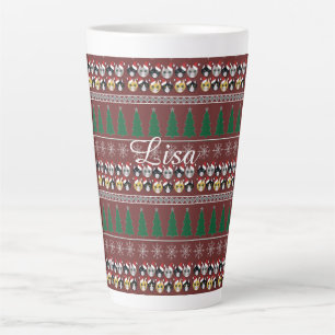 Cats Christmas Latte Mug