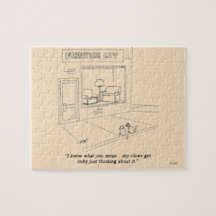 Cats Clawing Furniture Jigsaw Puzzle
