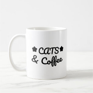 Cats & Coffee - Cat Lover Gift Coffee Mug