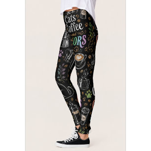 Cats & Coffee Coffee Lover Leggings