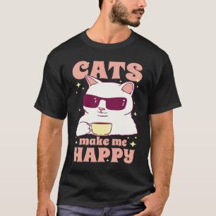 Cats Coffee Espresso Coffee Men Women T-Shirt