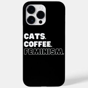 Cats Coffee Feminism Case-Mate iPhone 14 Pro Max Case