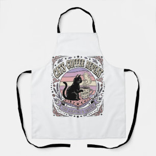 Cats Coffee Repeat Cat Tea Leaves Coffee Fortune R Apron