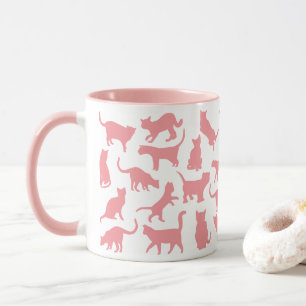 Cats Colour Pink Mug