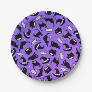 Cats, Crystals and Cauldrons - Paper Plate