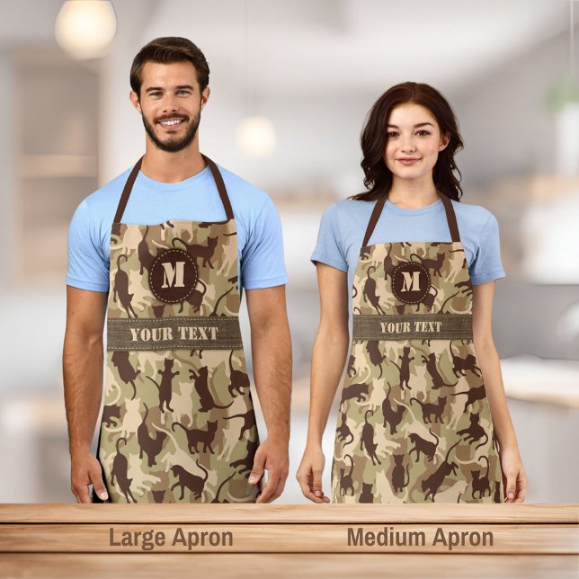 Cats Desert Camouflage Apron (Creator Uploaded)