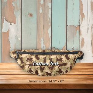 Cats Desert Camouflage Bum Bags