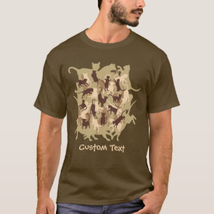 Cats Desert Camouflage T-Shirt