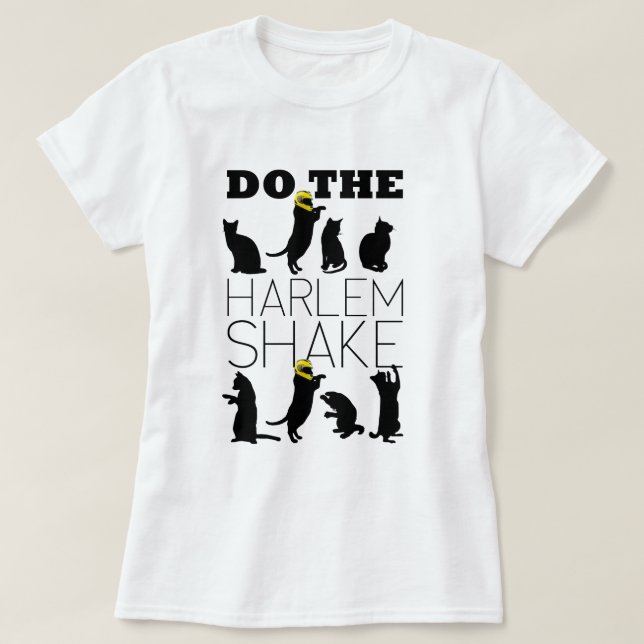 Cats doing the Harlem Shake T-Shirt (Design Front)