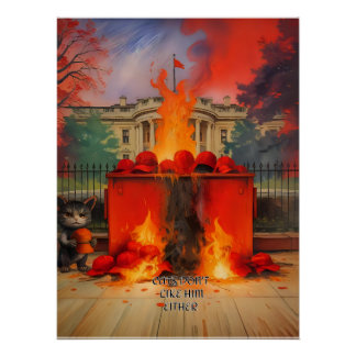 Cats don't like him either  poster
