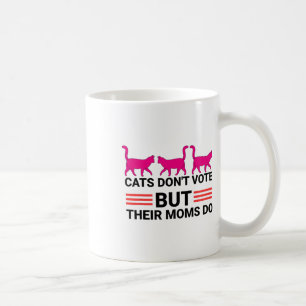 Cats Don't Vote But Their Moms Do Kamala Harris 20 Coffee Mug