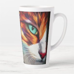 Cat's Eye Design Latte Mug