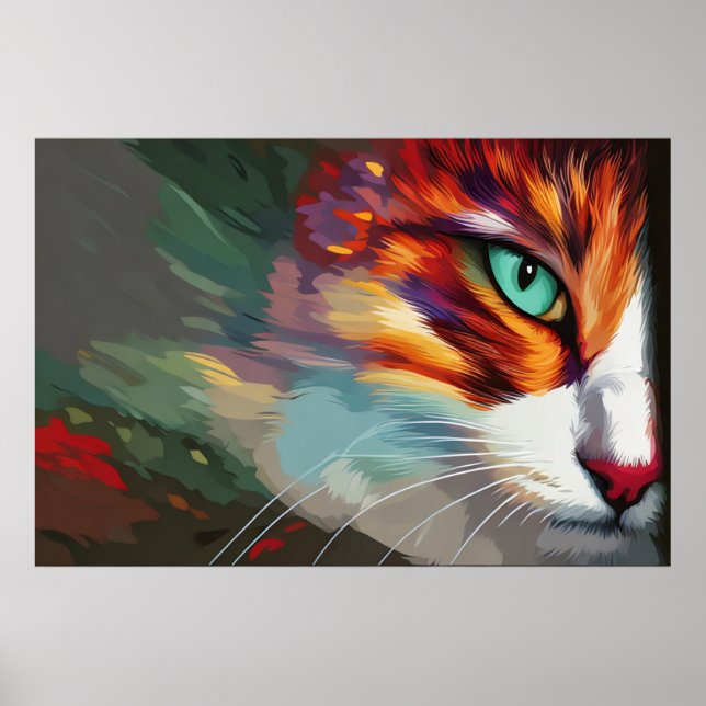 Cat's Eye Design Poster (Front)