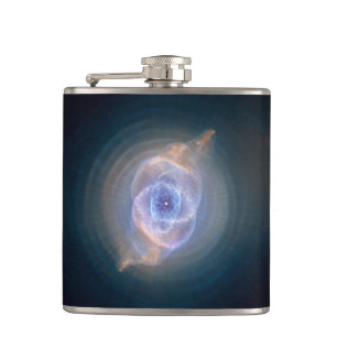 Cats eye nebula hip flask
