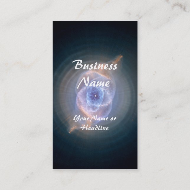 Cat's Eye Nebula Hubble Space Business Card (Front)