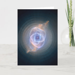 Cat's Eye Nebula Hubble Space Card