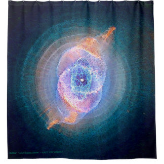 Cat's Eye Nebula Shower Curtain