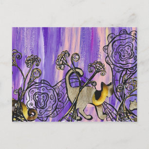 Cats Eyes Postcard